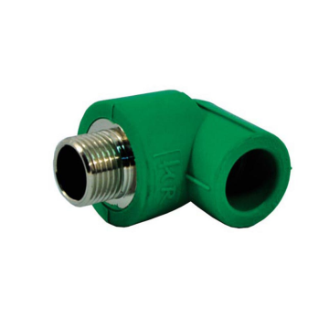 Cot PPR 90° Hausterm, filet exterior, 32 mm x 1, verde