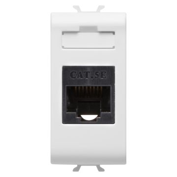 Priza date RJ45 UTP cat 5E Chorus, Gewiss GW10421, 1M, alb