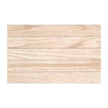 Faianta baie glazurata Cesarom Nordic Wood, bej stralucitor, lucios, aspect de lemn, 40.2 x 25.2 cm