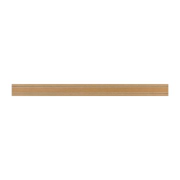 Brau faianta maro, Cesarom Fabric Cromato, lucios, 3 x 40,2 cm