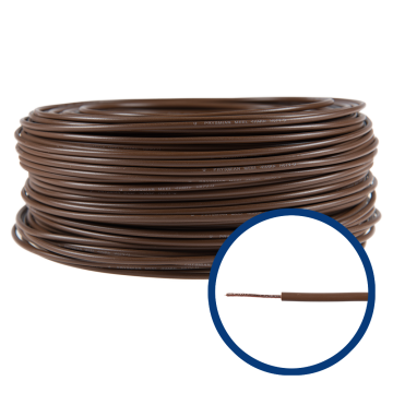 Cablu FY(H07V-U) 1x10 mm, maro