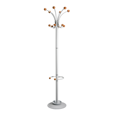Cuier Pompei, otel, gri, 184 x 36 cm