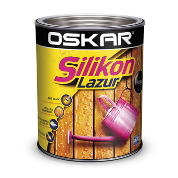 Lazura lemn Oskar Silikon Lazur, wenge, interior / exterior, 0,75 l