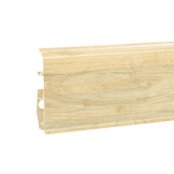 Plinta parchet PVC, Evo 70, stejar pastel 18, 2500 x 70 x 20.7 mm