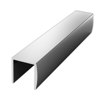Profil aluminiu ER 1102 U/18 mm, anodizat mat, 3 m