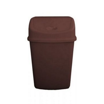Cos gunoi batant Inaplast Lotus, maro, 35 l