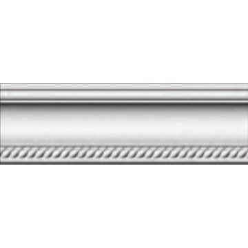 Bagheta decorativa Decosa 2842, alb, polistiren, 2 m