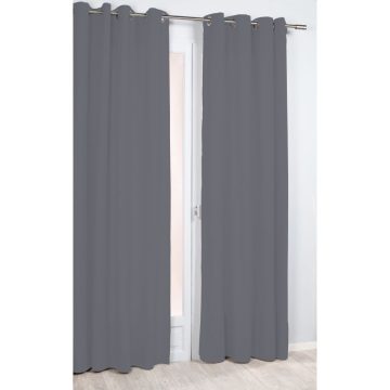 Draperie Nocturne, 100% poliester, gri 099, 135 x 260 cm