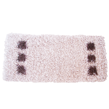 Covor pufos shaggy Bergamo 356, polipropilena, ivory (fildes), 50 x 80 cm