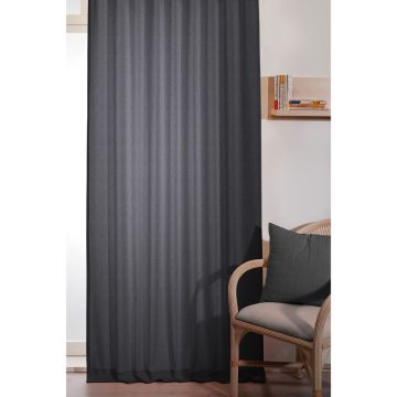 Draperie Bastia901, dim-out, gri grafit, 140 x 245 cm