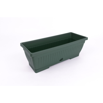 Jardiniera dreptunghiulara Harplast Verbena, plastic, verde, 13 l, 60 cm