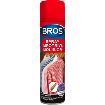 Spray cu aerosol impotriva moliilor Bros, 150 ml