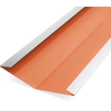 Dolie mare metalica, Durako, caramiziu RAL 8004, lucios L = 2 m