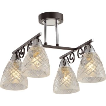 Plafoniera Klausen Tango KL 6102, 4 x E27, metal, 60 W, 34 x 32 cm