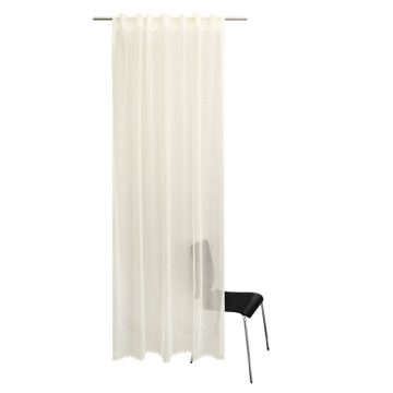 Perdea  6812 din 100% poliester, ecru 102, 145 x 245 cm