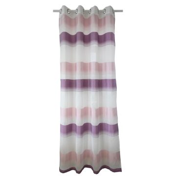 Draperie Osen, multicolor, roz-mov, 140 x 245 cm