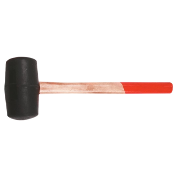 Ciocan de cauciuc, Top Tools, negru, 0,45 kg