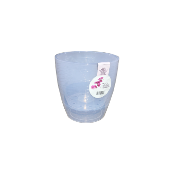 Set ghiveci/farfurie Harplast Miltonia, transparent, 163 mm
