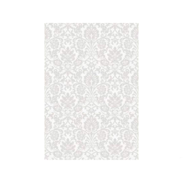 Faianta baie glazurata Organza 7C, alb, mat, model, 40 x 27.5 cm