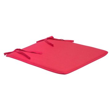 Perna scaun Passion rosie, 40 x 40 x 2 cm, patrata