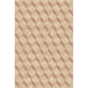 Covor modern Cardinal 25505/170, polipropilena, model geometric bej, 160 x 230 cm