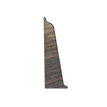 Set terminatie plinta parchet stanga/dreapta Korner Evo 70, stejar Leonardo, PVC, 70 x 20.7 mm, 2 bucati/set