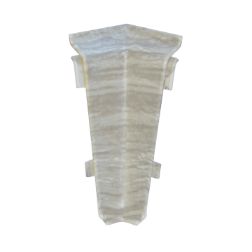 Set colt interior plinta parchet Korner Evo 70, stejar pastel, PVC, 70 x 20.7 mm, 2 bucati/set