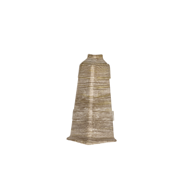 Set colt exterior plinta parchet Korner Evo 70, stejar Husky, PVC, 70 x 20.7 mm, 2 bucati/set
