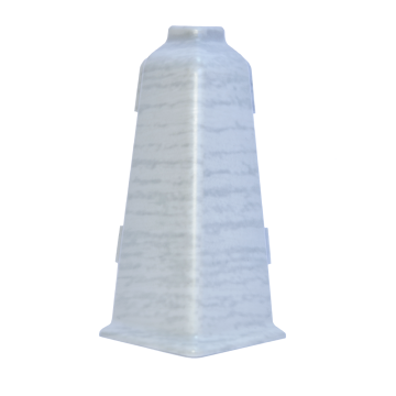 Set colt exterior plinta parchet Korner Evo 70, stejar chillout, PVC, 70 x 20.7 mm, 2 bucati/set