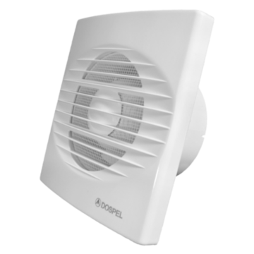 Ventilator axial cu temporizator si senzor de umiditate Rico 120WCH, Dospel, D 120 mm, 17W, alb
