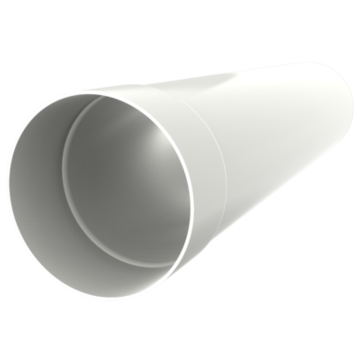 Tub circular PVC, Dospel 007-0208, alb, D/O 100/1,0 mb