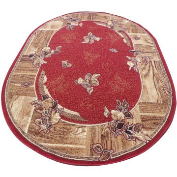 Covor clasic Gold 300/22, polipropilena BCF, rosu, 50 x 80 cm