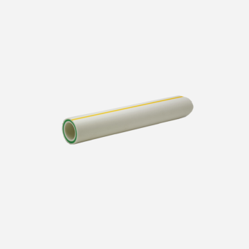 Teava PPR 50 mm Vesbo, insertie fibra sticla, 20 bar, alb, 4m