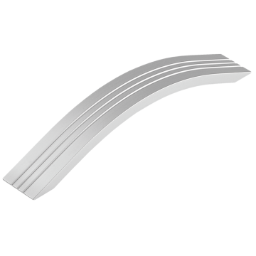 Maner-1696B, aluminiu mat, 192 mm