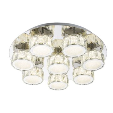 Plafoniera Amur 49350D5, 8 X LED, 64 W, D 50 cm, H 11 cm