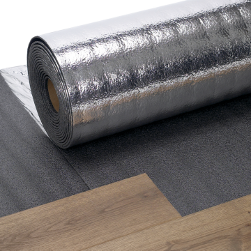 Folie constructii PEE Abriso-Jiffy Roflex, aluminiu, 5 mm, 60 x 1 m