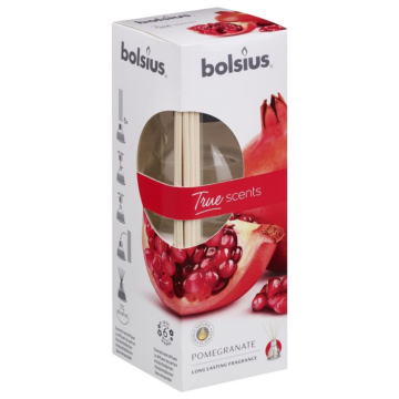Odorizant cu betisoare Bolsius True Moods, rodie, 45 ml