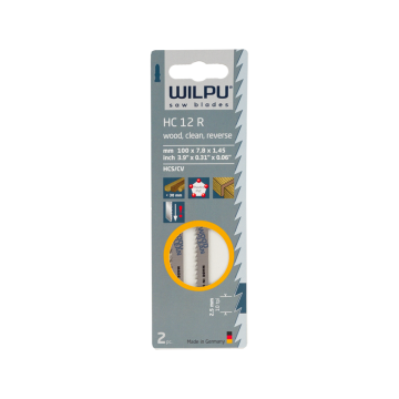 Set doua lame pentru fierastrau Wilpu, 100 x 7,8 x 1,45 mm