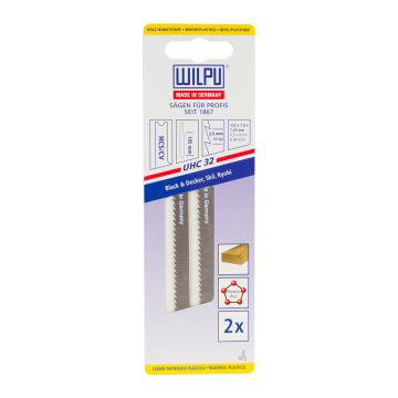 Set doua lame pentru fierastrau Wilpu, 132/105 x 4 mm