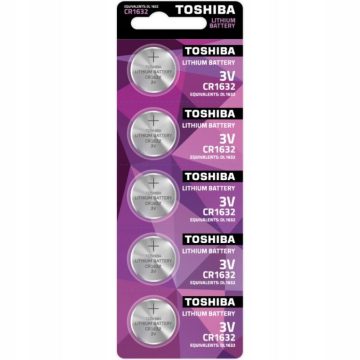 Baterie litiu Toshiba CR1632 PW, 3 V, 5 buc/blister