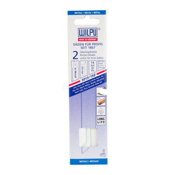 Set 2 panze Wilpu, bi-metal pentru fierastrau, 150 x 19 x 0,9 mm