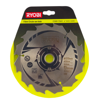 Disc taiere lemn Ryobi, 170 x 20 x 2,2 mm