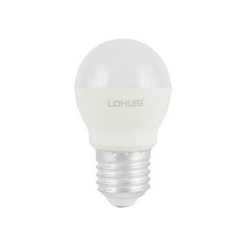 Bec LED Lohuis, sferic, E27, 8W, 900 lm, lumina rece 6500K