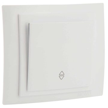 Intrerupator cap scara Lohuis Larissa, ST, IP20, alb