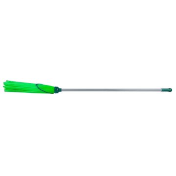 Matura stradala cu coada metal Evotools, plastic, verde, 1600 mm x 540 mm