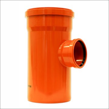 Ramificatie canalizare exterioara PVC Valplast, 87 grade, diametru 125 / 110 mm