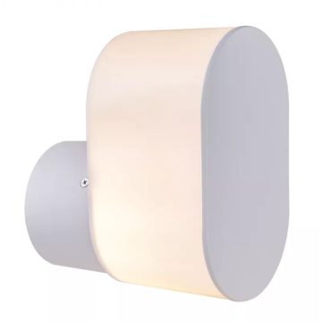 Aplica exterior Salli, Globo, alb, 1 x E27, IP44, 60W