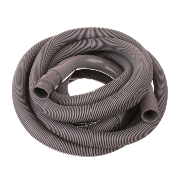 Furtun evacuare masina de spalat, polimer, gri, 5 m
