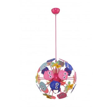 Pendul Birdy 6390, 3 x E14, 40W, 1200 x 420 mm, multicolor