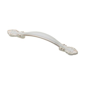 Maner Royal 2, din zamac, alb, 96 mm